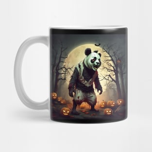 Halloween Zombie Panda Mug